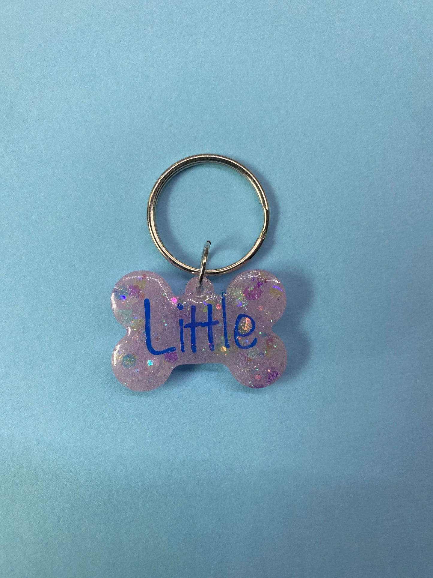 Glitter bone dog/Cat tag