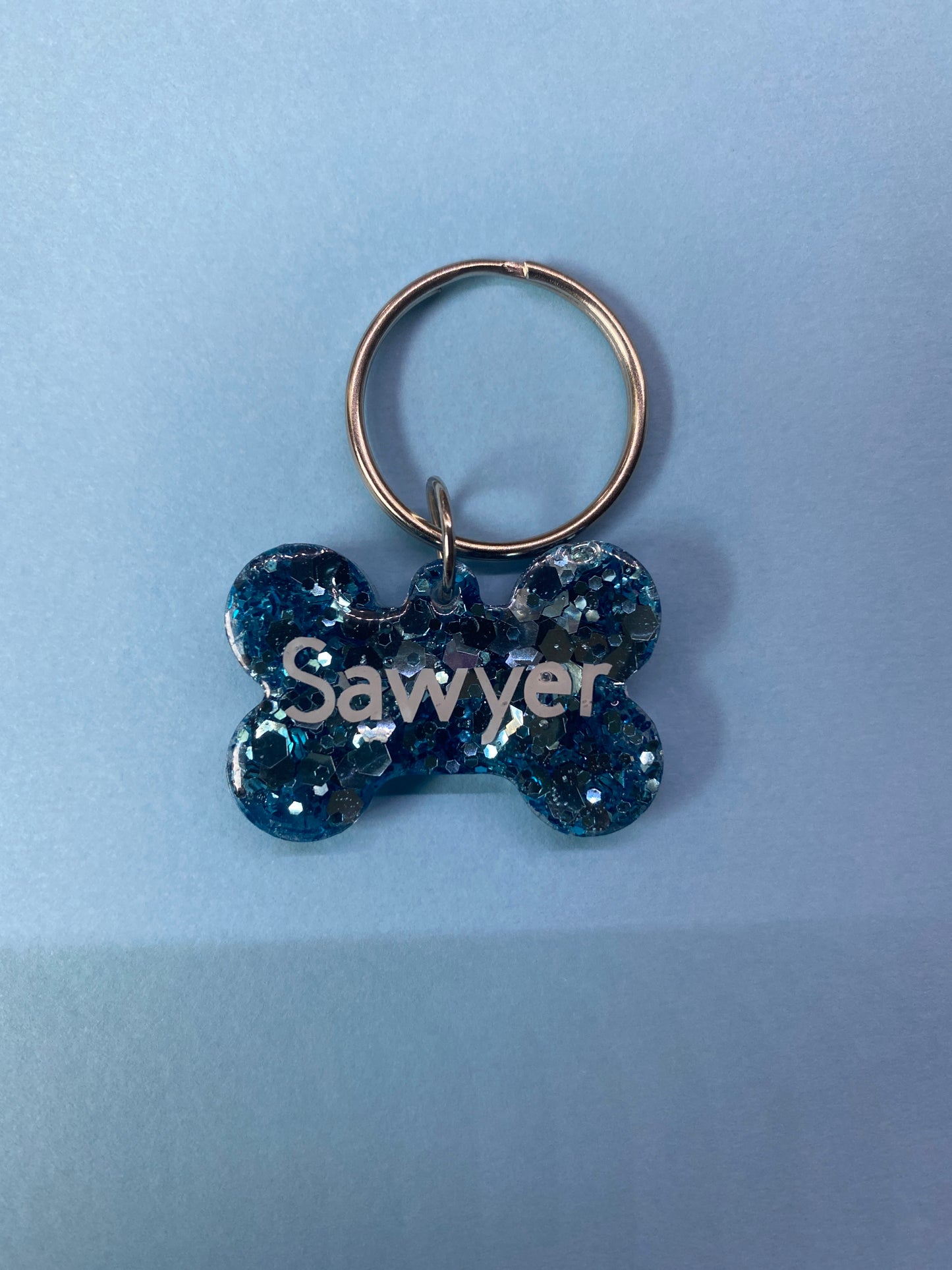 Glitter bone dog/Cat tag